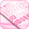 Pastel Pink Heart Keyboard The icon