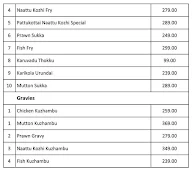 New Pattukottai Kamatchi Mess menu 1