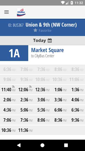 Screenshot MyCityBus