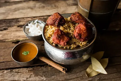 Thalappakatti Chicken 65 Biryani (6 Pcs)