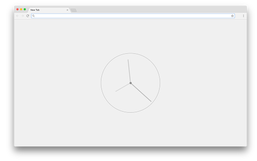 Ticker: A Minimal Clock for Your New Tab Page