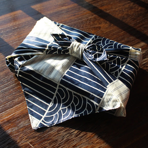 Title 5, Large square Japanese-style handkerchief for Fu...
