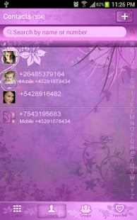 Pastel Purple GoContacts Theme apk Review