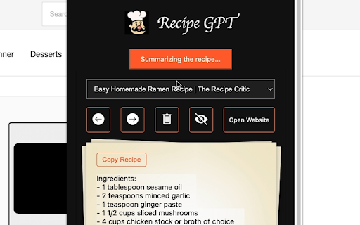 RecipeGPT