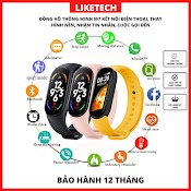 Đồng Hồ Thông Minh M7 Kết Nối Điện Thoại, Thay Hình Nền, Nhận Cuộc Gọi, Tin Nhắn Chống Thấm Nước