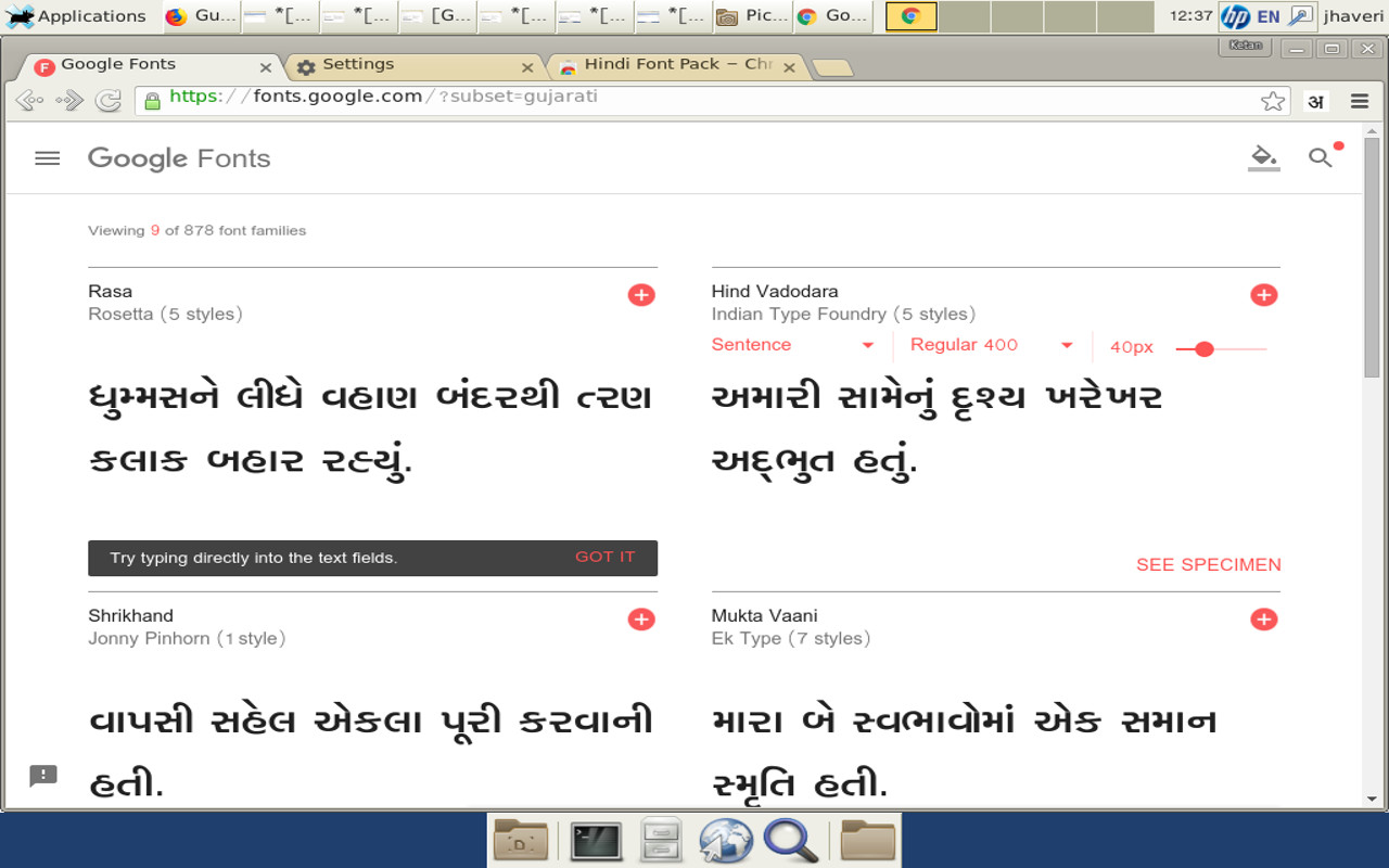 Gujarati Font Pack Preview image 0