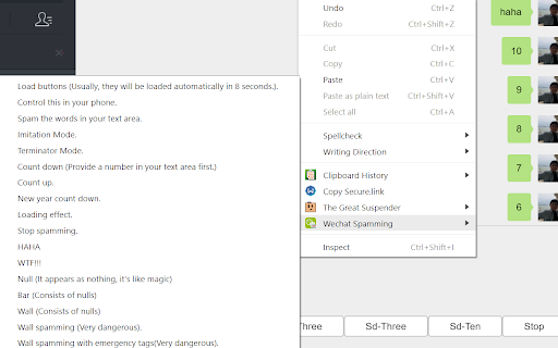 Wechat Spamming