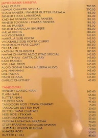 Hawai Chhatri Roof Top Restaurant menu 2