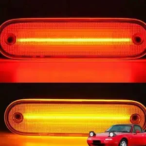 Fender Turn Turn Seitenblinker für verbesserte Verkehrssicherheit und Sichtbarkeit. Erhöht die Fahrzeugsignalisierung, einfache Montage.
