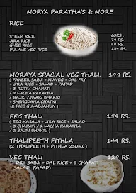 Morya Paratha House menu 4