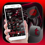 Cover Image of Télécharger Red Black Launcher Theme 1.4 APK