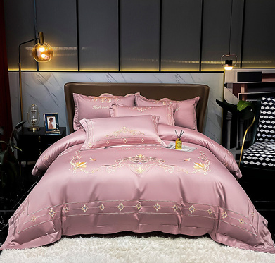 Title 7, 4-Piece Tencel Pure Cotton Sheet and Duvet Cove...