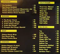 Tea World menu 1