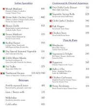 Mango Greens menu 2