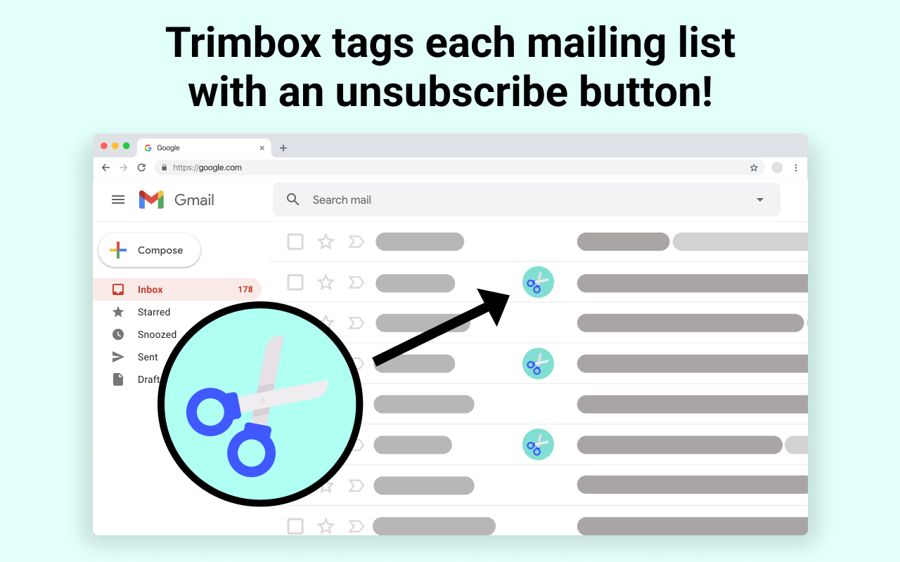 Unsubscribe from emails with 1 click: Trimbox Preview image 4