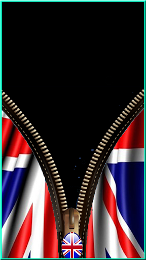 UK Zipper Cool Lock Screen