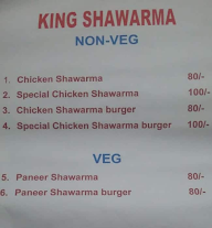 King Shawarma menu 1