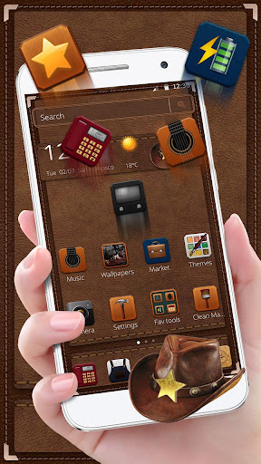 Brown Leather Theme