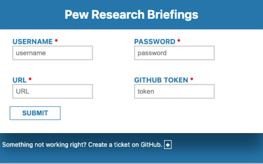 Pew Research Center - News Items