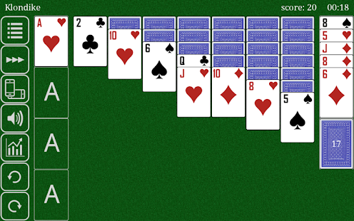 Freecell klondike solitaire green