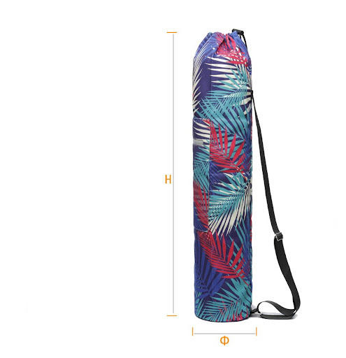 Title 7, Printed canvas yoga backpack to carry your mat ...