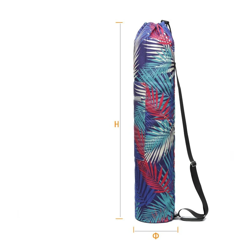 Title 7, Bedrukte canvas yogarugzak voor mat en accessoi...