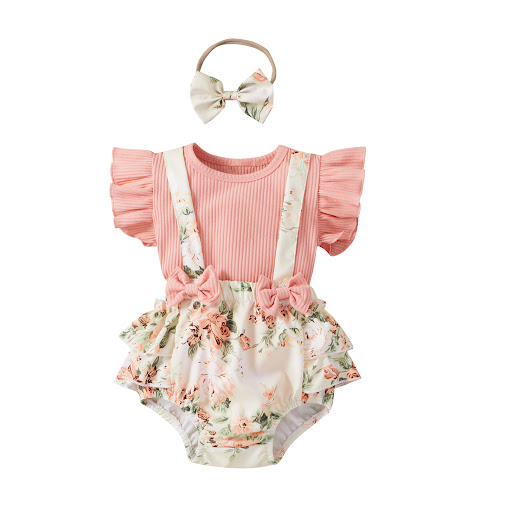 Title 2, Girls Fashion Simple Cotton Pit Strip Sling Pr...