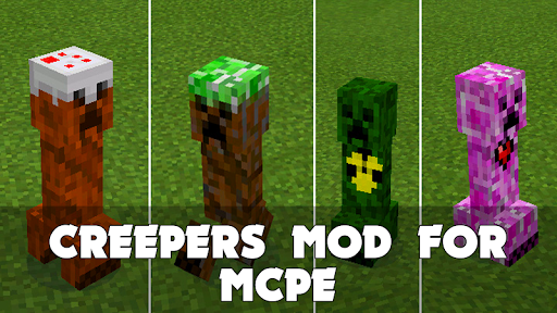 Creeper Mod for Minecraft PE