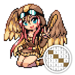 Cover Image of ดาวน์โหลด Monster Girl Color By Number Art Maker 1.2.7 APK