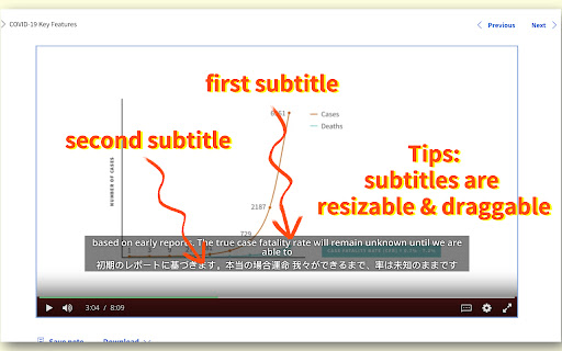 Coursera Dual Subtitles - Subtitle Translator