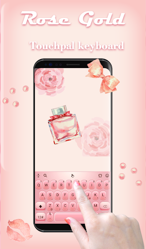 Simple Rose Gold Keyboard Theme