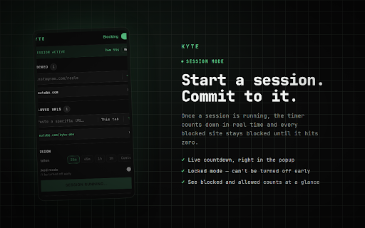 Kyte - Best Website and URL Level Blocker screenshot 3