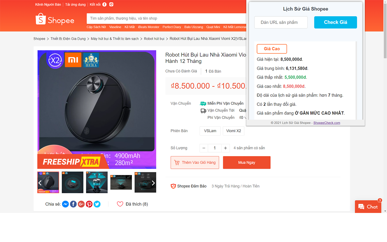 Lịch Sử Giá Shopee - ShopeeCheck.com Preview image 2