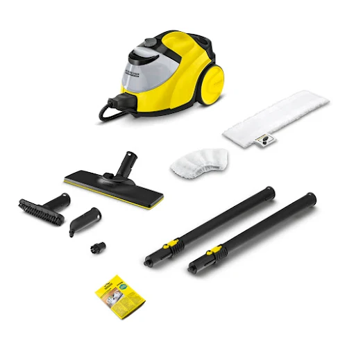 Máy làm sạch bằng hơi nước Karcher SC 5 Easyfix EU công suất nhiệt 2200w với hiệu quả làm sạch 150 m2