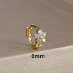 Y26080 6mm Gold White 1pc