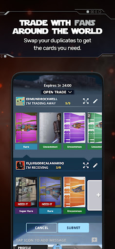 Screenshot Star Wars Card Trader by Topps