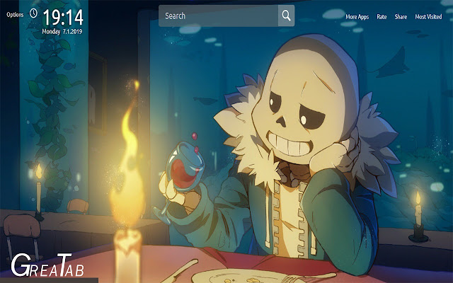 Undertale Sans Wallpapers New Tab|GreaTab