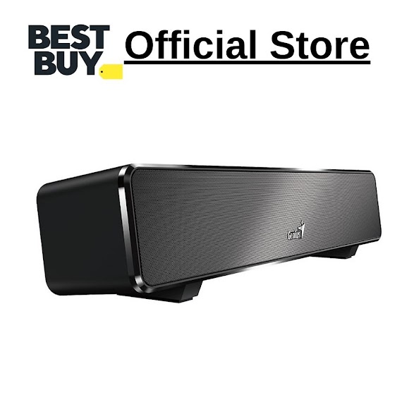 Loa Soundbar 100 Âm Thanh Vòm Sống Động Phong Cách Rạp Phim - Chính Hãng Genius - Dùng Cho Pc, Laptop