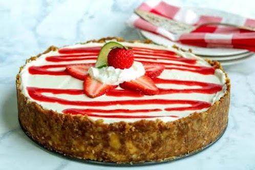 Click Here for Recipe: Strawberry Lime Cheesecake Tart