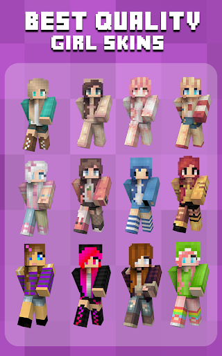 Girl Skins for Minecraft