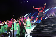 Spirits were high at the  MTN Joyous Celebration Restoration - Imvuselelo performance at the Big Top Arena in Carnival City on Saturday night. 