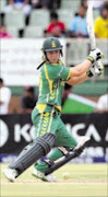 COMMANDING: Proteas batsman AB de Villiers .  07/11/2008. Pic. Lee Warren.  © Gallo Images.