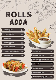 Rolls Adda menu 1