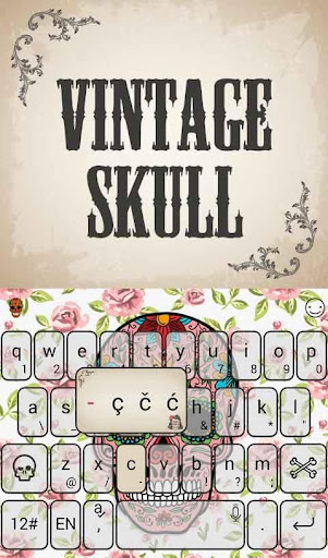 Sugar Skull Keyboard Theme