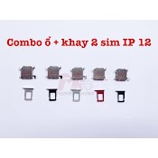 Combo Độ 2 Sim Vật Lý Cho Iphone 12/ 12Pro/ 12Promax ( Ổ+ Khay 2 Sim)