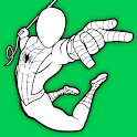 Icon How to draw Spider Boy easy