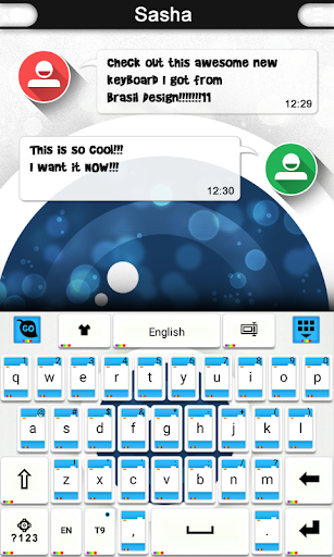 Square Droid keyboard