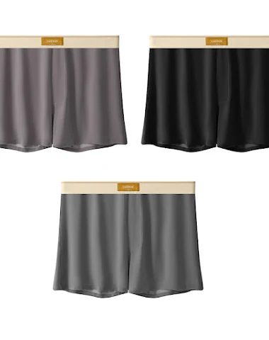 Cueca Masculina de Seda Gelo Respir - 2