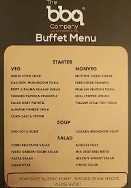 The Barbeque Company menu 2