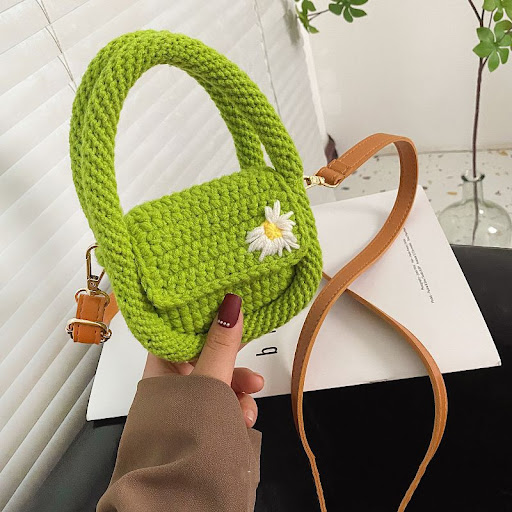 Title 12, Fashionable Womens Hand-woven Mini Soft Crossb...